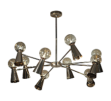 Люстра на штанге Loft IT Halley 10046/10 Gold