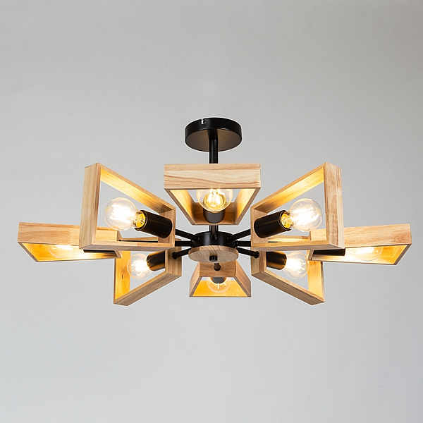 Потолочная люстра Arte Lamp Brussels A8030PL-8BK