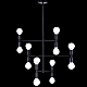 Подвесная люстра Natali Kovaltseva Loft Lux 75129/12C Black