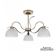Люстра на штанге Arte Milano Napoli 327306/3 FG+BK