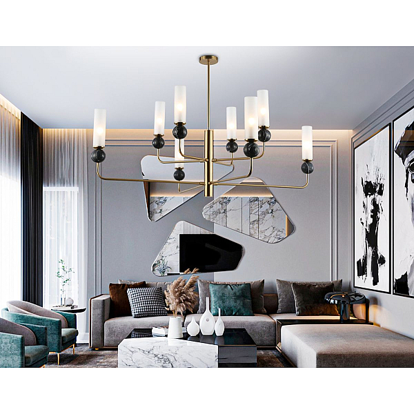 Люстра на штанге Ambrella Light High Light Ceramo Modern LH53264