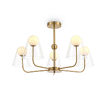 Люстра на штанге Freya Doublety FR5382PL-05BS