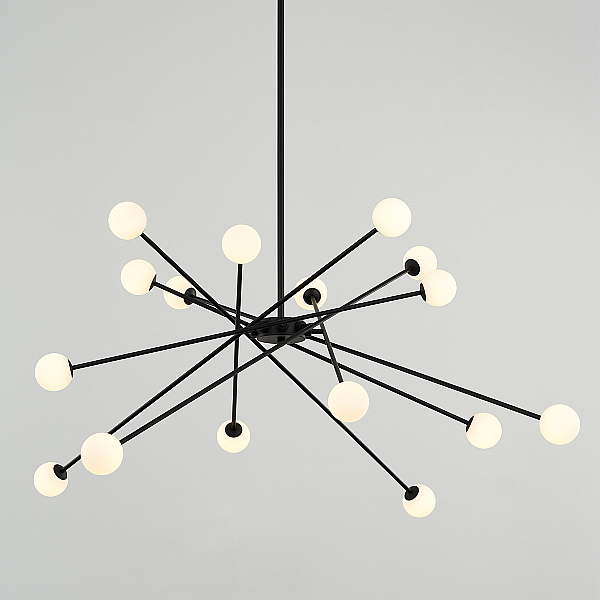 Люстра на штанге DeLight Collection MD19001025-16A black