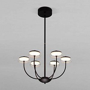 Люстра на штанге Eurosvet Fungo 50388 LED черный a068861