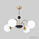 Подвесная люстра Arte Milano Napoli 312066/D700/4 BS/BK