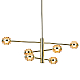 Люстра на штанге Delight Collection MD22030002 MX22030002-6A gold/champagne