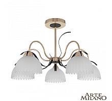 Люстра на штанге Arte Milano Napoli 327306/5 FG+BK