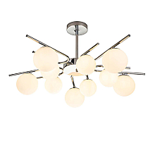 Люстра на штанге Escada Sphere 642/10P Silver
