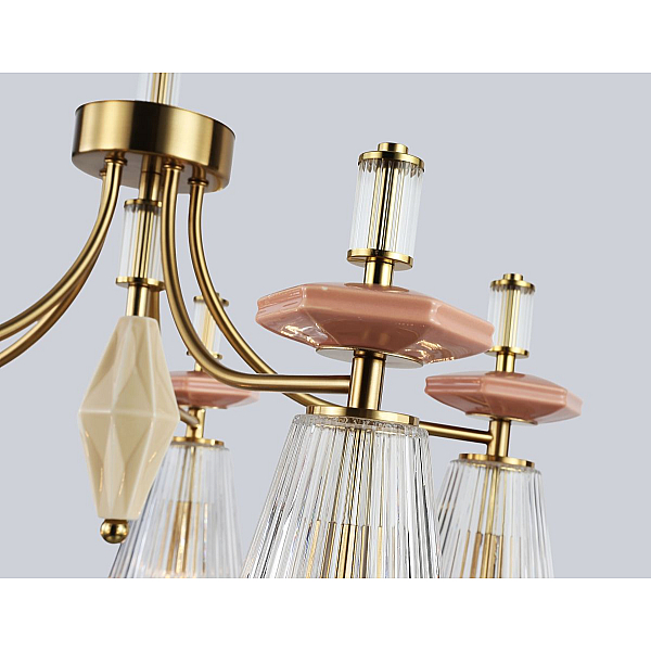 Люстра на штанге Ambrella Light High Light Ceramo Modern LH53183