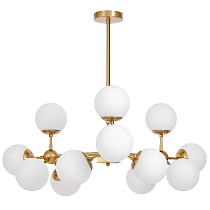 Люстра на штанге Lumina Deco Zodiak LDP 160-12 MD+WT