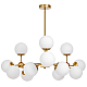 Люстра на штанге Lumina Deco Zodiak LDP 160-12 MD+WT