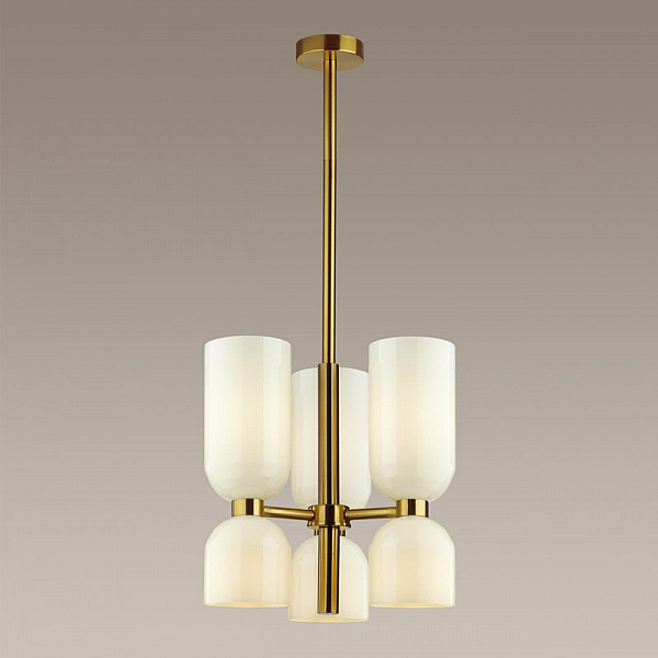 Подвесная люстра Odeon Light Midcent Orinoco 4798/6