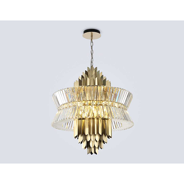 Подвесная люстра с хрусталем Ambrella light High Light LH41023