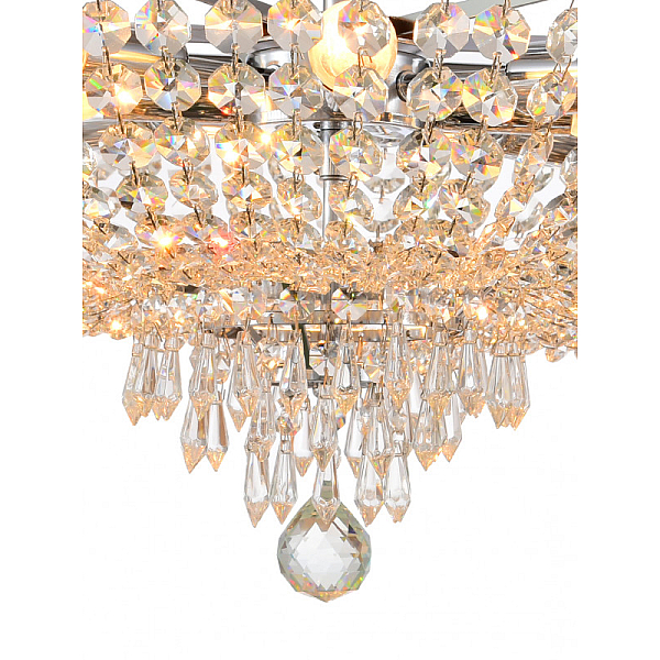 Люстра на штанге Natali Kovaltseva ROCOCO 81407/8C CHROME