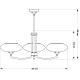 Подвесная люстра Kutek Decor DEC-ZW-3 (P)