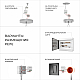 Люстра на штанге Eurosvet Notturno 60162/6 латунь Smart a065665