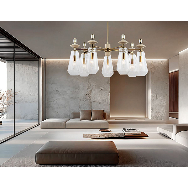 Люстра на штанге Ambrella Light High Light Ceramo Modern LH53306
