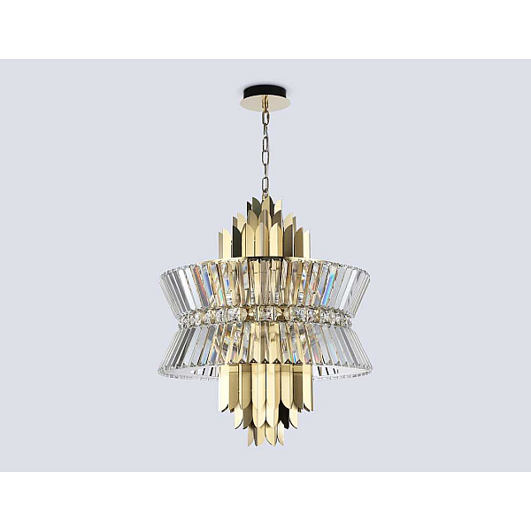 Подвесная люстра с хрусталем Ambrella light High Light LH41017