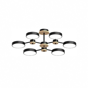 Люстра на штанге LED4U L3216-730 BK