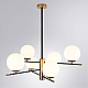 Подвесная люстра Arte Lamp Arkab A2225LM-6BK