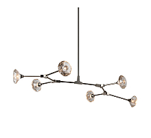 Люстра на штанге DeLight Collection Salasco KR0776P-6 nickel
