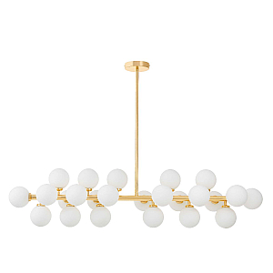 Люстра на штанге Lumina Deco Marsiada LDP 6033-24 GD