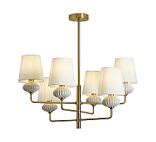 Люстра на штанге Freya Ceramics FR2029PL-06BS