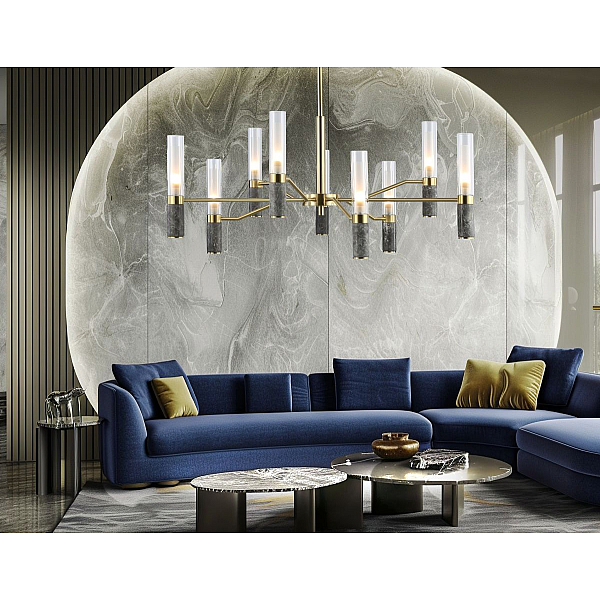 Люстра на штанге Ambrella Light High Light Ceramo Modern LH53355
