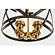 Потолочная люстра Lumina Deco Astila LDP 1242-4 BK+MD