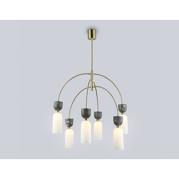 Люстра на штанге Ambrella Light High Light Ceramo Modern LH53333
