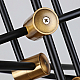 Люстра на штанге Delight Collection Bistro Globe 9389P/6 black/gold