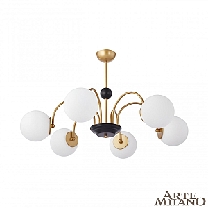 Люстра на штанге Arte Milano Napoli 312066/D850/6 BS/BK