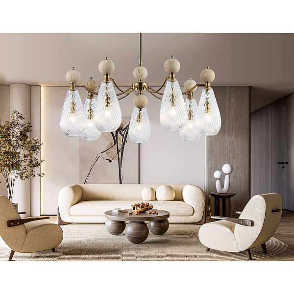 Люстра на штанге Ambrella Light High Light Ceramo Modern LH53287