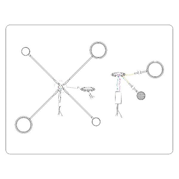 Люстра на штанге Ambrella Light Comfort LineTech FL51632