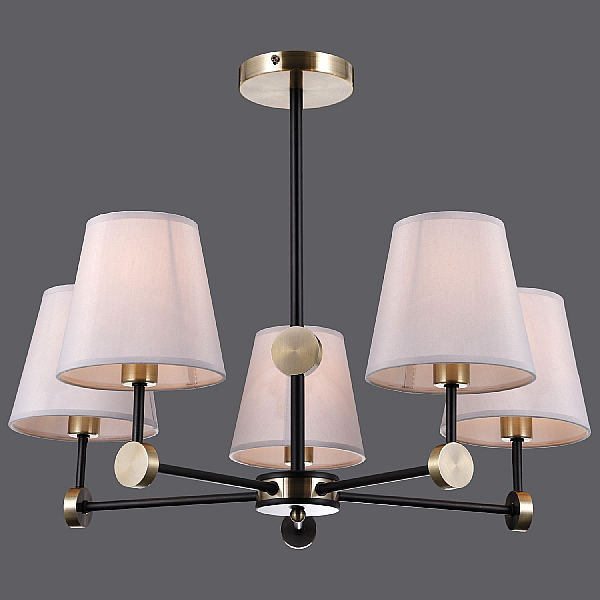 Люстра Illumico IL0394-5CSQ-24 BK AB CASTOR