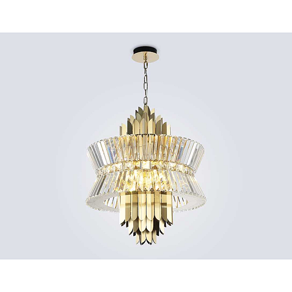 Подвесная люстра с хрусталем Ambrella light High Light LH41017