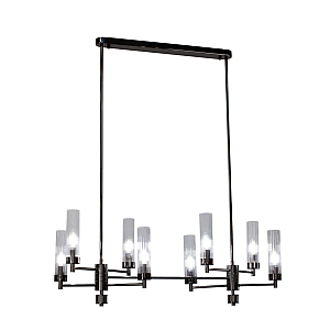 Люстра на штанге AM Group INDIGO SPL8 PEARL BLACK