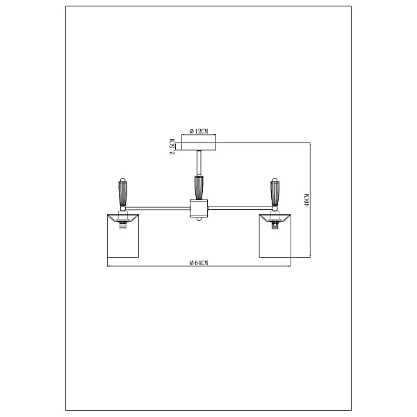 Люстра на штанге Arte Lamp Waverley A4102PL-5PB