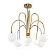 Люстра на штанге Delight Collection KG1213P-8 brass