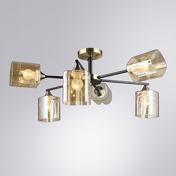 Потолочная люстра Arte Lamp MERCI A4185PL-6BK
