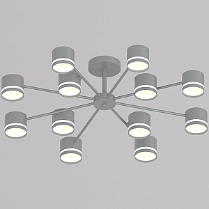 Люстра на штанге Reluce 89730-0.3-12 GX53 GREY