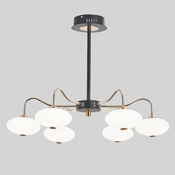 Потолочная светодиодная люстра Arte Milano Neapol73908 273908/6 BK/GD