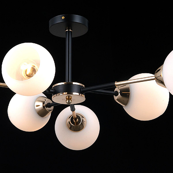 Люстра Illumico IL0715-6CSQ-24 BK GD LIBRA