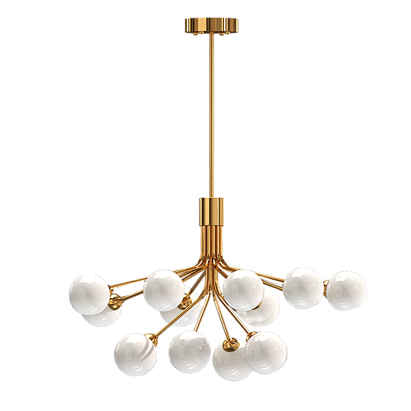 Люстра на штанге Milosh Tendence Lola 0856CL-12CO