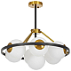 Подвесная люстра Lumina Deco Donzano LDP 8034-7 BK+WT