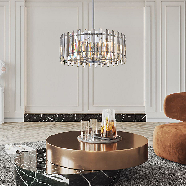 Люстра на штанге Arte Milano Sorrento 375209/6/350/490 CR