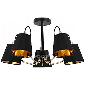 Люстра на штанге Illumico IL6120-5COU-79 BK GD