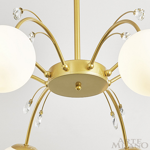 Люстра на штанге Arte Milano Neapolis 273802/8 GD