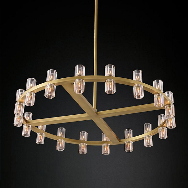 Люстра на штанге Delight Collection Arcachon KM1000P-36 brass