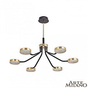 Люстра на штанге Arte Milano Ferrara 276079/6 BK/GD